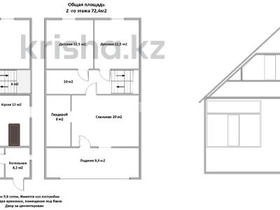 Отдельный дом • 5 комнат • 180 м² • 10 сот., Кайырлы Есенгенжин 42 за 26 млн 〒 в 