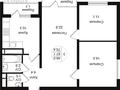 3-комнатная квартира · 71 м² · 10/12 этаж, мкр Дарабоз 39 за 46 млн ₸ в Алматы, Алатауский р-н — фото 16