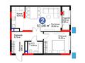 2-бөлмелі пәтер · 57.08 м², Акберен стр. №4/5, бағасы: ~ 34 млн ₸ в Атырау — фото 3