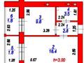 1-бөлмелі пәтер · 36.1 м² · 12/12 қабат, Каршыга Ахмедьярова — Женева-4 НАЛИЧКА, бағасы: 16.9 млн ₸ в Астане, Сарайшык р-н