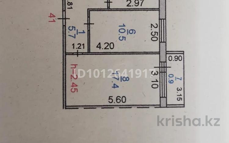 2-бөлмелі пәтер · 45 м² · 4/5 қабат, Маяковского — Кжби, бағасы: 180 000 ₸ в Костанае — фото 2