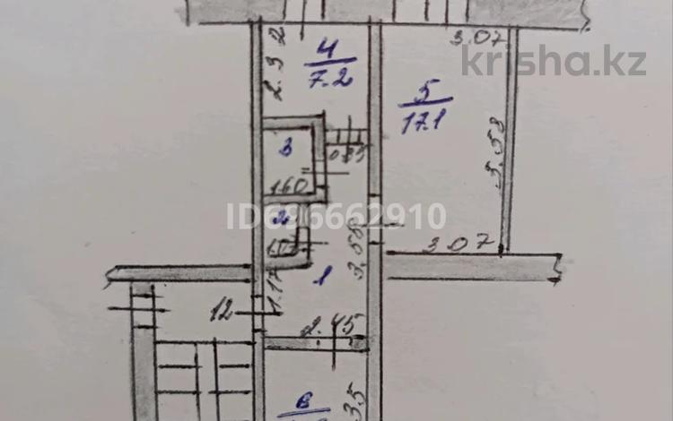 2-бөлмелі пәтер · 43.7 м², Кунаев 44, бағасы: 10.5 млн 〒 в Кентау — фото 10