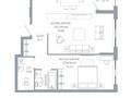 2-комнатная квартира · 66.93 м², по ул. Ханов Керея и Жанибека, напротив Президентского парка 48 — ВЫБОР ЭТАЖА!! БЕЗ КОМИССИИ за ~ 52.9 млн ₸ в Астане — фото 3