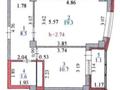 1-бөлмелі пәтер · 43.2 м² · 12/17 қабат, Кудайбердыулы, бағасы: 22 млн ₸ в Астане, Алматы р-н — фото 16