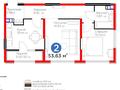 2-комнатная квартира · 53.63 м² · 6/6 этаж, Тараз 222 за 42 млн ₸ в Алматы, Турксибский р-н — фото 32