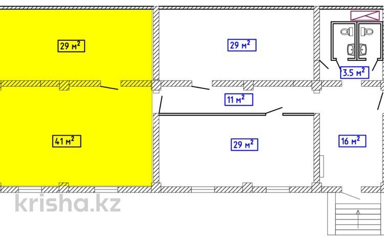 Офисы, салоны красоты, образование, кабинеты и рабочие места · 70 м² за 400 000 ₸ в Алматы, Турксибский р-н — фото 2