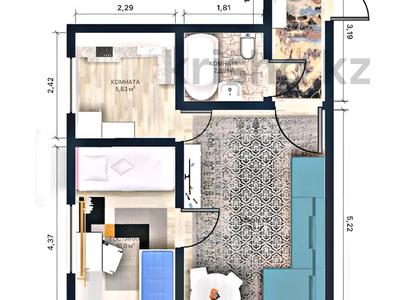 2-комнатная квартира, 42 м², 1/4 этаж, Проспект Жамбыла — Сатпаева за 12 млн 〒 в Таразе