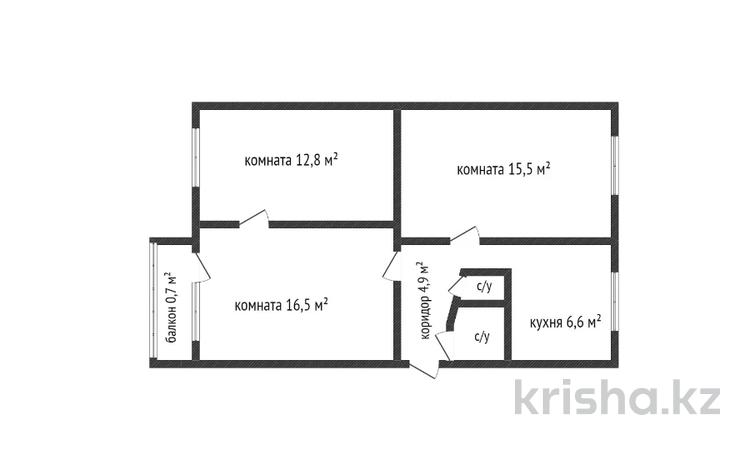 3-комнатная квартира, 60 м², 5/5 этаж, Карбышева за 20.9 млн 〒 в Костанае — фото 34