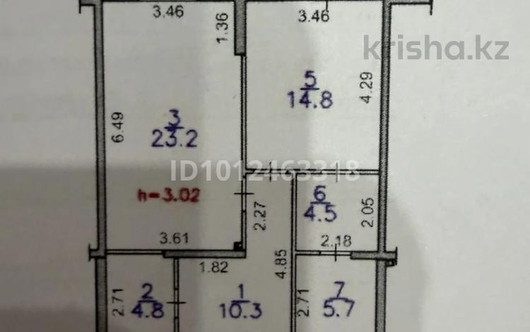 1-бөлмелі пәтер · 64.2 м² · 2/4 қабат, мкр Шугыла, бағасы: 61 млн ₸ в Алматы, Наурызбайский р-н — фото 2