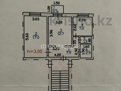 2-комнатная квартира · 49.4 м² · 5/5 этаж, Караменде би за 22 млн 〒 в Балхаше