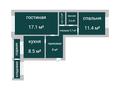 2-бөлмелі пәтер, 52.5 м², 6/6 қабат, Уральский переулок 8, бағасы: 17 млн 〒 в Костанае — фото 2