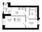 1-бөлмелі пәтер · 43.32 м² · 6/9 қабат, Бердибек Сокпакбаев 1, бағасы: 22 млн ₸ в Астане