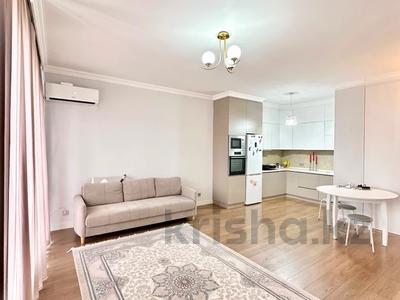 2-комнатная квартира · 55 м² · 1/17 этаж, Гагарина 233 — Ходжанова за 55 млн ₸ в Алматы, Бостандыкский р-н