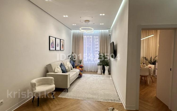 2-комнатная квартира · 56.6 м² · 5/12 этаж, Чингиз Айтматов 60 за 49.5 млн ₸ в Астане, Нура р-н — фото 2