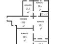 3-бөлмелі пәтер, 207.4 м², 6/6 қабат, мкр 5, Абая, бағасы: 45 млн 〒 в Актобе, мкр 5 — фото 2