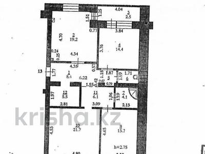 3-комнатная квартира · 104.7 м² · 2/5 этаж, просп. Тауелсиздик за 49.7 млн ₸ в Актобе