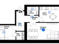 2-комнатная квартира · 68 м² · 2/12 этаж, Жубан Молдагалиев 1 — Айтматова за ~ 32 млн ₸ в Астане, Нура р-н — фото 2