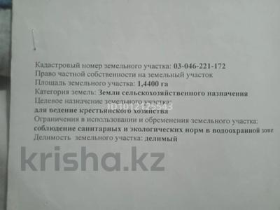 Участок · 1.44 га, Алатау за 18 млн ₸