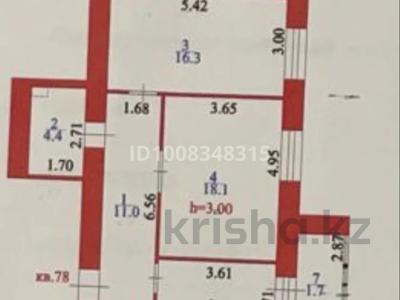 2-комнатная квартира · 65 м² · 3/12 этаж, Е-489 3 блок 1, 2 за 40 млн 〒 в Астане, Нура р-н