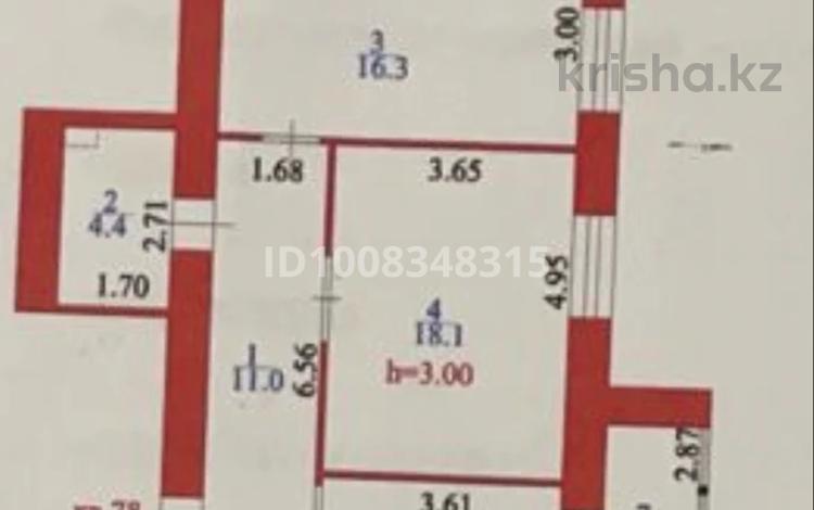 2-бөлмелі пәтер · 65 м² · 3/12 қабат, Е-489 3 блок 1, 2, бағасы: 40 млн ₸ в Астане, Нура р-н — фото 2