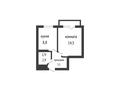 1-бөлмелі пәтер · 32.4 м² · 5/9 қабат, Г. Каирбекова 405/1, бағасы: 17.4 млн ₸ в Костанае — фото 8