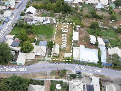Участок · 7.9 соток, Тойшынова — Тойшынова Ескелды би за ~ 4.1 млн ₸ в Карабулаке