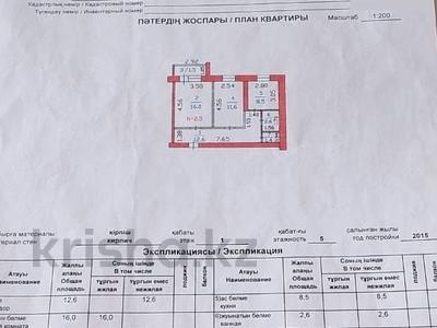 2-бөлмелі пәтер · 54 м² · 1/4 қабат, Бахыт 8, бағасы: 15.5 млн ₸ в Акмоле