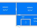 2-бөлмелі пәтер · 48 м² · 2/3 қабат, Дорожник 16, бағасы: 14.5 млн ₸ в Затобольске (Тобыле) — фото 2
