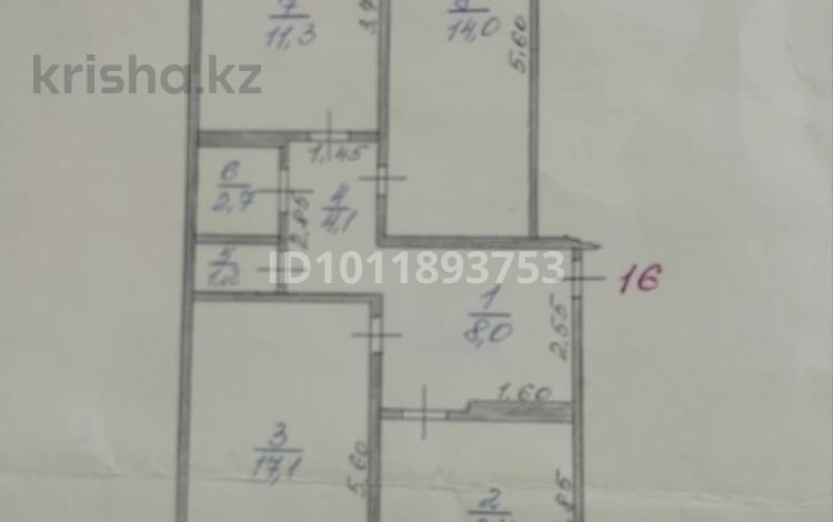 3-бөлмелі пәтер · 67.1 м² · 1/5 қабат, Қонаев ш/а. 8, бағасы: 18 млн ₸ в Уральске, мкр Кунаева — фото 2