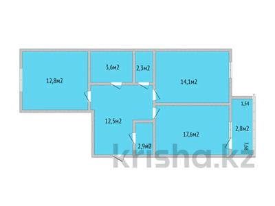 2-комнатная квартира · 68.6 м² · 8/9 этаж, курганская 2В за 28 млн 〒 в Костанае