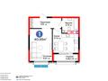 1-бөлмелі пәтер · 40.95 м² · 5/12 қабат, ​Тамерлановское шоссе 328, бағасы: ~ 25.7 млн ₸ в Шымкенте, Абайский р-н — фото 4