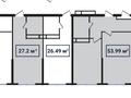 2-комнатная квартира · 53.99 м² · 9/9 этаж, мкр Кайрат, Жети казына — Кулжинка за 22 млн ₸ в Алматы, Турксибский р-н — фото 2