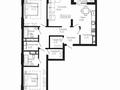 3-комнатная квартира · 109.38 м² · 7/10 этаж, Мангилик Ел 63/1 за 74 млн ₸ в Астане, Есильский р-н — фото 21