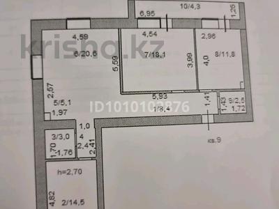 4-комнатная квартира · 92 м² · 2/9 этаж, Мухтара Ауэзова 189/16 за 45 млн 〒 в Кокшетау