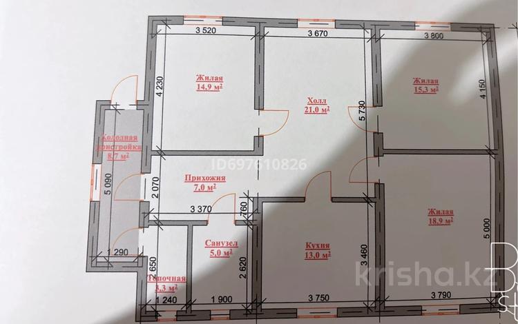 Отдельный дом · 4 комнаты · 98.6 м² · 6 сот., 8мкр. 7 ул (Арнасай ) 60 — Зона отдыха за 40 млн ₸ в Жибек Жолы — фото 9