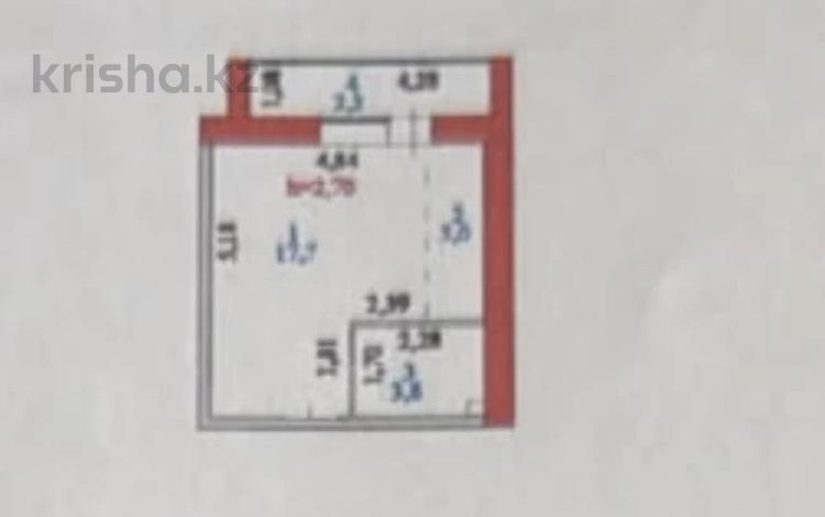 1-бөлмелі пәтер · 26.8 м² · 12/12 қабат, Ахмет Байтурсынулы 61, бағасы: 12.7 млн ₸ в Астане, Сарайшык р-н — фото 2