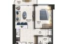 2-комнатная квартира, 56 м², 6/7 этаж, Сафакей за 123.2 млн 〒 в Стамбуле — фото 7