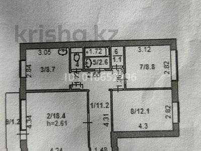 3-комнатная квартира · 65.1 м² · 2/3 этаж, Т.Бегельдинова (Рудничная) за 6 млн 〒 в заводском