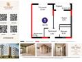 1-бөлмелі пәтер · 43.2 м² · 6/16 қабат, Е-429 14, бағасы: 23 млн ₸ в Астане, Нура р-н — фото 15