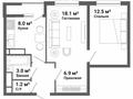 2-комнатная квартира, 48 м², 5/9 этаж, мкр Думан-2 за 23 млн 〒 в Алматы, Медеуский р-н — фото 10