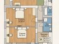 3-комнатная квартира · 88.05 м² · 5/6 этаж, Карбышева — Чкалова за 40 млн ₸ в Костанае — фото 3