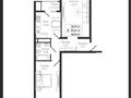 2-комнатная квартира · 54.57 м² · 9/9 этаж, Толеметова 106/3 за ~ 23.4 млн ₸ в Шымкенте, Абайский р-н — фото 2