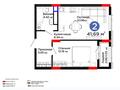 2-комнатная квартира · 42 м² · 3/9 этаж, Туран 55/16 — Орынбор за 27.5 млн ₸ в Астане, Нура р-н — фото 24