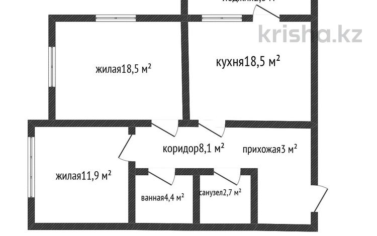 2-бөлмелі пәтер · 70 м² · 8/16 қабат, улица Сейдуллы Байтерекова 190А — Apt. 82, бағасы: 49 млн ₸ в Шымкенте, Каратауский р-н — фото 2