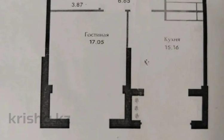 1-комнатная квартира · 46 м² · 3/6 этаж, Чернышевского за 29 млн ₸ в Алматы, Турксибский р-н — фото 2