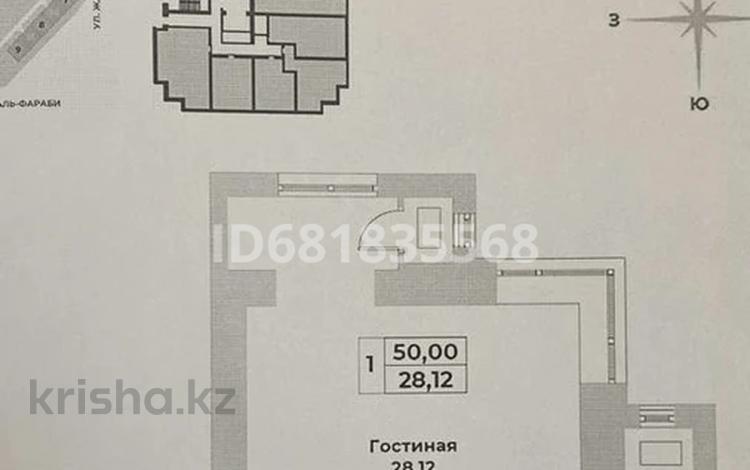 2-комнатная квартира, 50 м², 9/20 этаж, Гагарина 310 — Аль-Фараби за 45.5 млн 〒 в Алматы, Бостандыкский р-н — фото 13