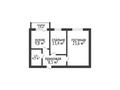2-комнатная квартира · 60 м² · 1/5 этаж, 3 микрорайон за 15.9 млн 〒 в Актобе — фото 20