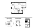 2-бөлмелі пәтер · 46.2 м² · 8/9 қабат, Нұркент ш/а, Турара Рыскулова 2Б/1, бағасы: ~ 33 млн ₸ в Алматы, Алатауский р-н — фото 3