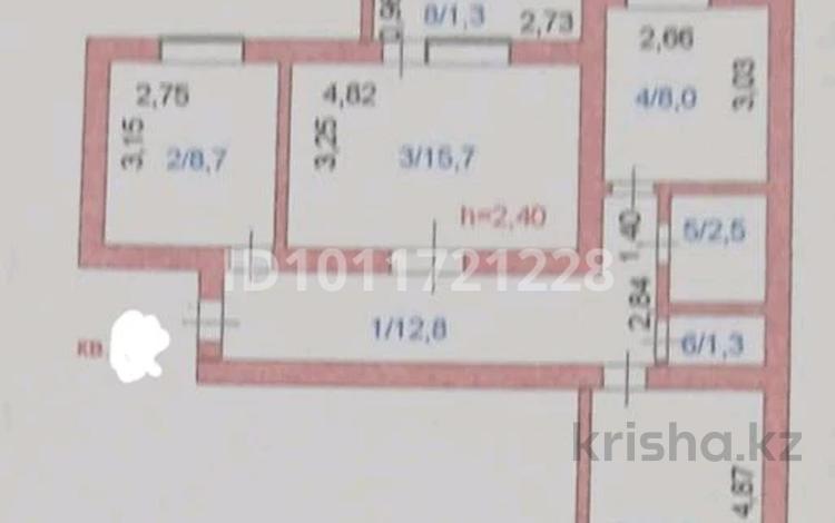 3-комнатная квартира · 65 м² · 6/9 этаж, Назарбаева — Северная (Жунусова) и Горького (Назарбаева) за 19.5 млн ₸ в Кокшетау — фото 2