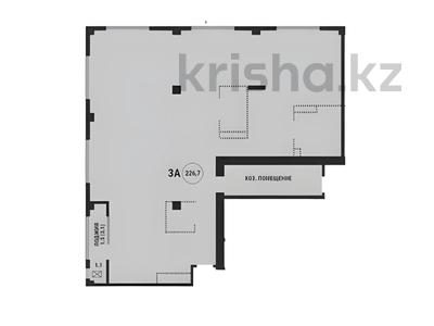 3-комнатная квартира · 224 м² · 3/18 этаж, Динмухамеда Кунаева 8а за ~ 241.9 млн ₸ в Астане, Есильский р-н
